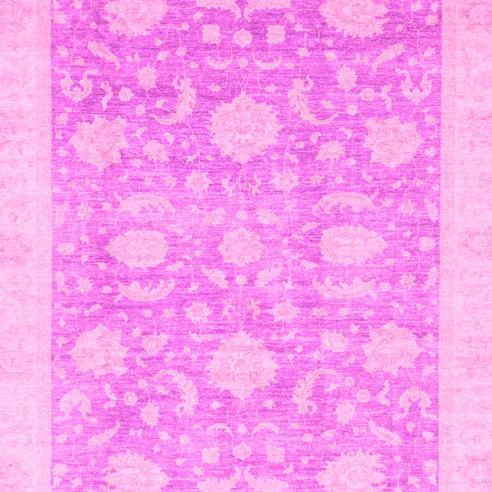 Machine Washable Oriental Pink Traditional Rug, wshabs3624pnk