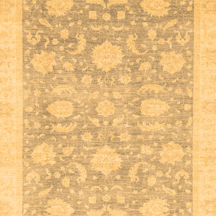 Machine Washable Oriental Brown Traditional Rug, wshabs3624brn