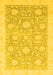 Oriental Yellow Traditional Rug, abs3624yw