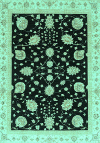 Oriental Turquoise Traditional Rug, abs3625turq