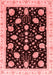 Oriental Red Traditional Area Rugs