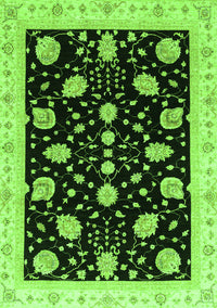 Oriental Green Traditional Rug, abs3625grn