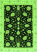 Oriental Green Traditional Rug, abs3625grn