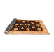 Sideview of Oriental Orange Traditional Rug, abs3625org