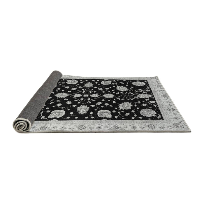 Sideview of Oriental Gray Traditional Rug, abs3625gry