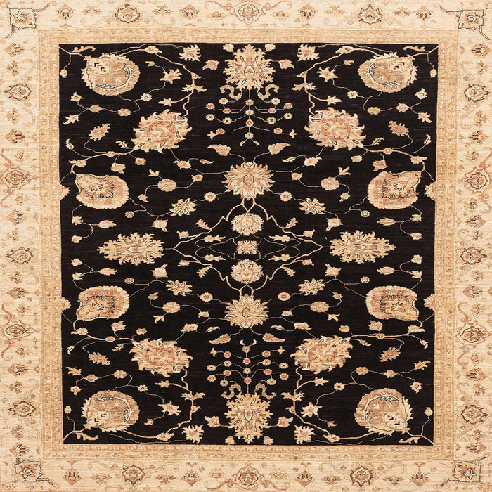 Square Machine Washable Abstract Night Red Rug, wshabs3625