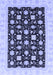 Oriental Blue Traditional Rug, abs3626blu