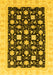 Oriental Yellow Traditional Rug, abs3626yw