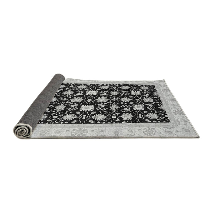 Sideview of Oriental Gray Traditional Rug, abs3626gry