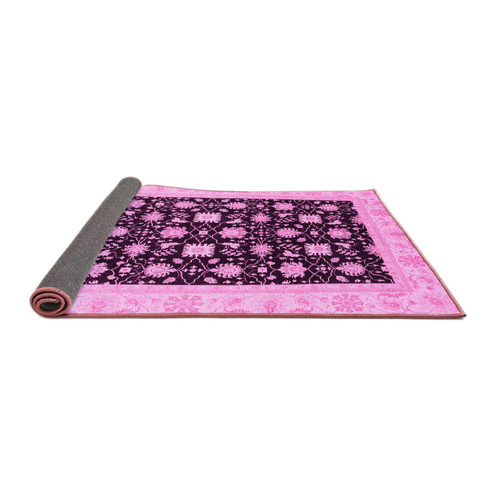 Sideview of Oriental Pink Traditional Rug, abs3626pnk