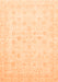 Oriental Orange Traditional Rug, abs3627org