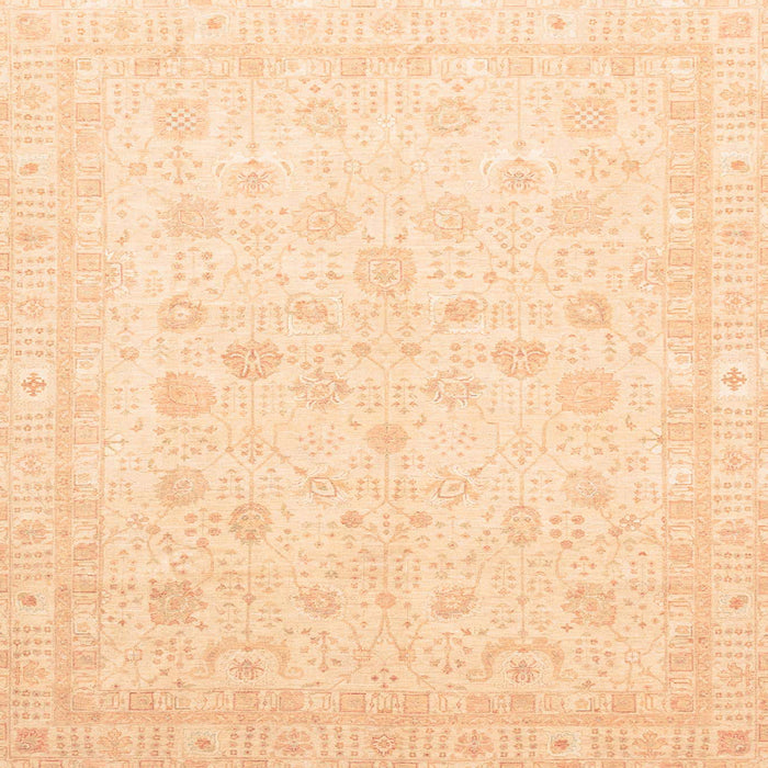 Square Machine Washable Abstract Sun Yellow Rug, wshabs3627