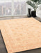 Machine Washable Abstract Sun Yellow Rug in a Family Room, wshabs3627