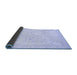 Sideview of Oriental Blue Traditional Rug, abs3627blu