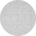 Round Machine Washable Oriental Gray Traditional Rug, wshabs3628gry