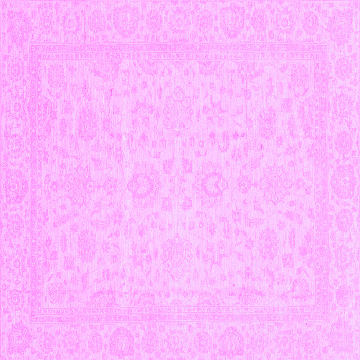 Square Machine Washable Oriental Purple Traditional Area Rugs, wshabs3628pur