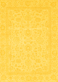 Oriental Yellow Traditional Rug, abs3628yw