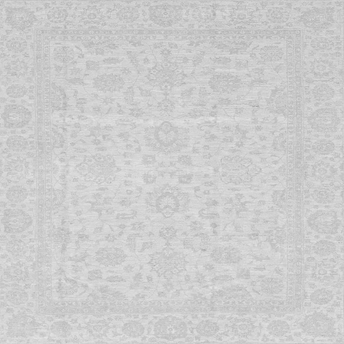 Square Oriental Gray Traditional Rug, abs3628gry