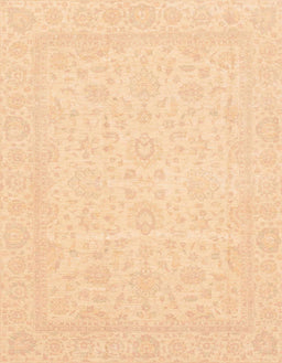 Machine Washable Abstract Yellow Rug, wshabs3628