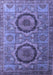 Abstract Blue Modern Rug, abs3629blu