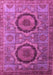 Machine Washable Abstract Purple Modern Area Rugs, wshabs3629pur