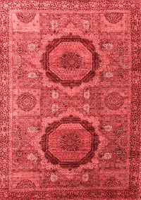 Abstract Red Modern Rug, abs3629red