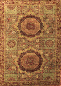 Abstract Brown Modern Rug, abs3629brn