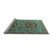 Sideview of Machine Washable Abstract Light Blue Modern Rug, wshabs3629lblu