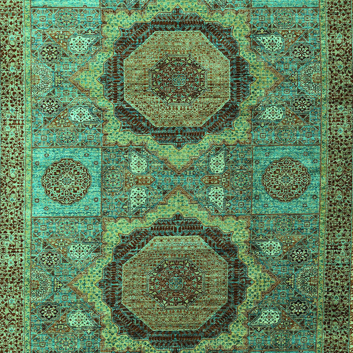 Abstract Turquoise Modern Rug, abs3629turq
