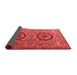 Abstract Red Modern Area Rugs