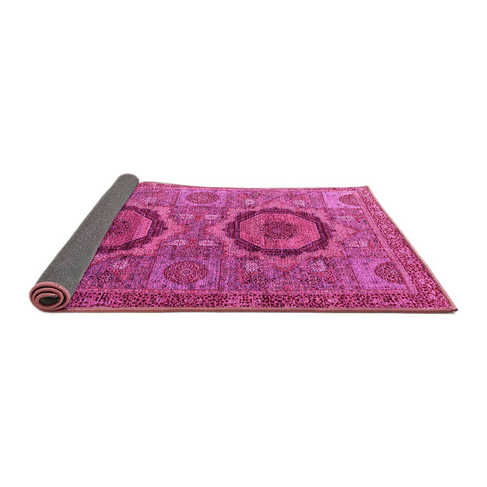 Sideview of Abstract Pink Modern Rug, abs3629pnk