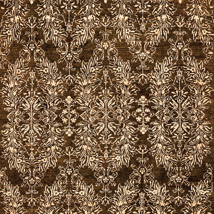 Machine Washable Abstract Orange Modern Area Rugs, wshabs362org