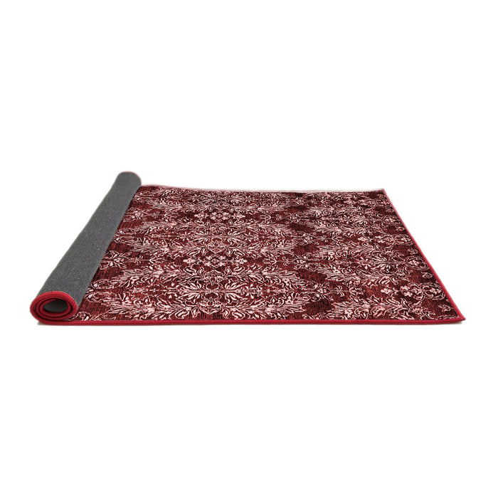 Abstract Red Modern Area Rugs