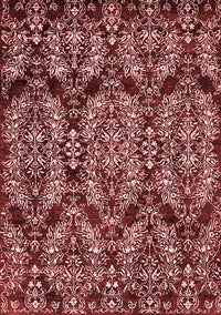 Abstract Red Modern Rug, abs362red