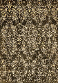 Abstract Brown Modern Rug, abs362brn