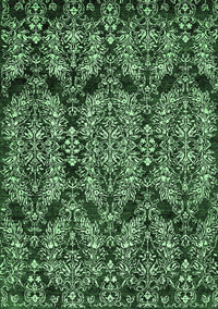 Abstract Emerald Green Modern Rug, abs362emgrn