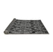 Sideview of Abstract Gray Modern Rug, abs362gry