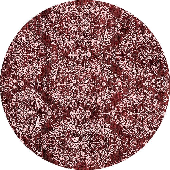 Machine Washable Abstract Red Modern Rug, wshabs362red
