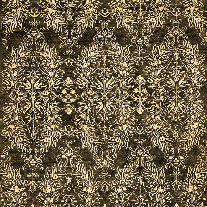 Machine Washable Abstract Brown Modern Rug, wshabs362brn