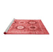 Modern Red Washable Rugs