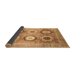Sideview of Abstract Brown Modern Rug, abs3630brn