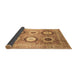 Sideview of Abstract Brown Modern Rug, abs3630brn