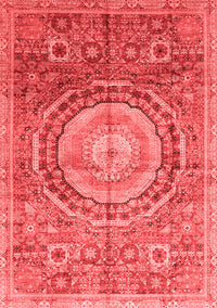 Abstract Red Modern Rug, abs3631red