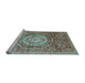 Sideview of Machine Washable Abstract Light Blue Modern Rug, wshabs3631lblu