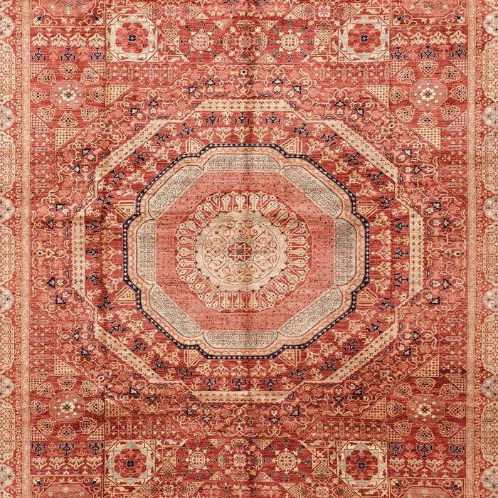 Abstract Red Modern Rug, abs3631