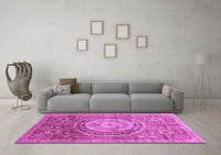 Machine Washable Abstract Purple Modern Rug, wshabs3631pur