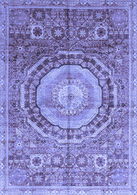 Abstract Blue Modern Rug, abs3631blu