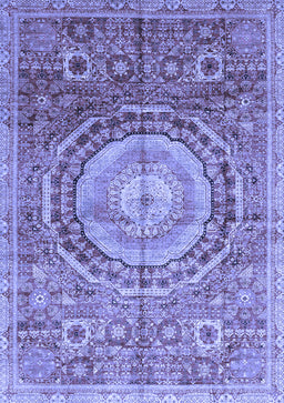 Abstract Blue Modern Rug, abs3631blu