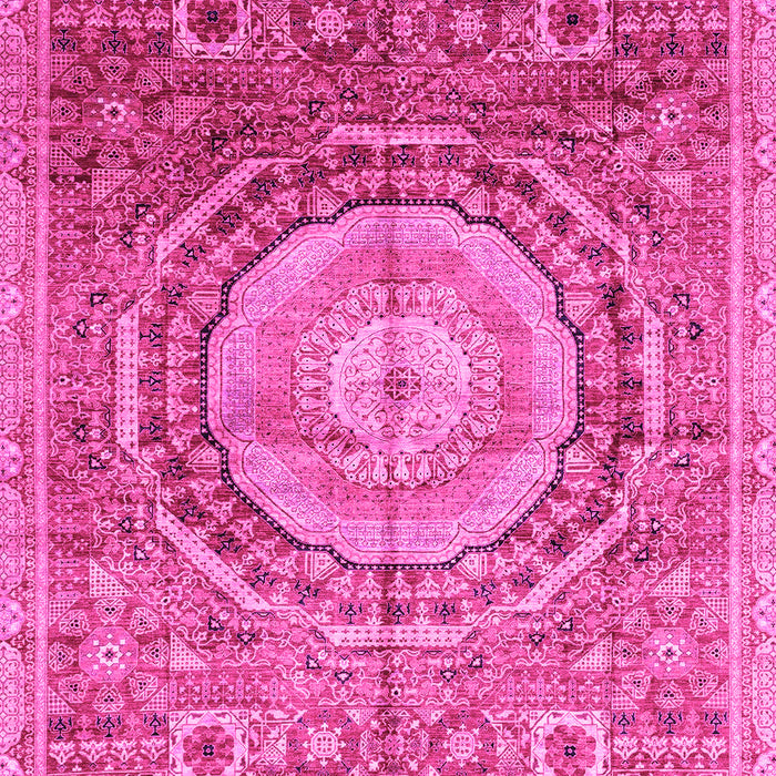 Machine Washable Abstract Pink Modern Rug, wshabs3631pnk
