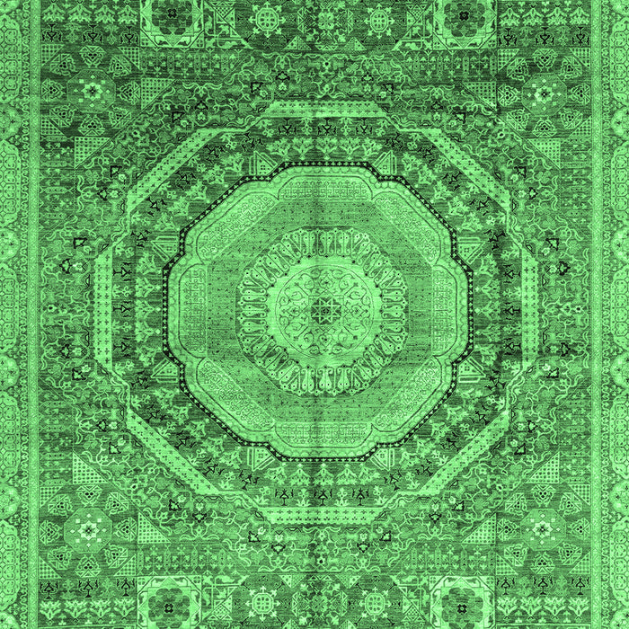 Abstract Emerald Green Modern Rug, abs3631emgrn